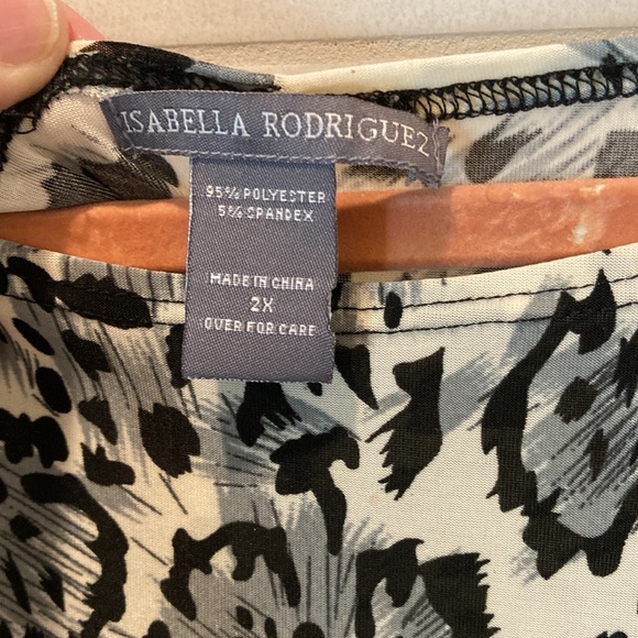 Isabella Rodriguez Leopard Print Top - Picture 6 of 7